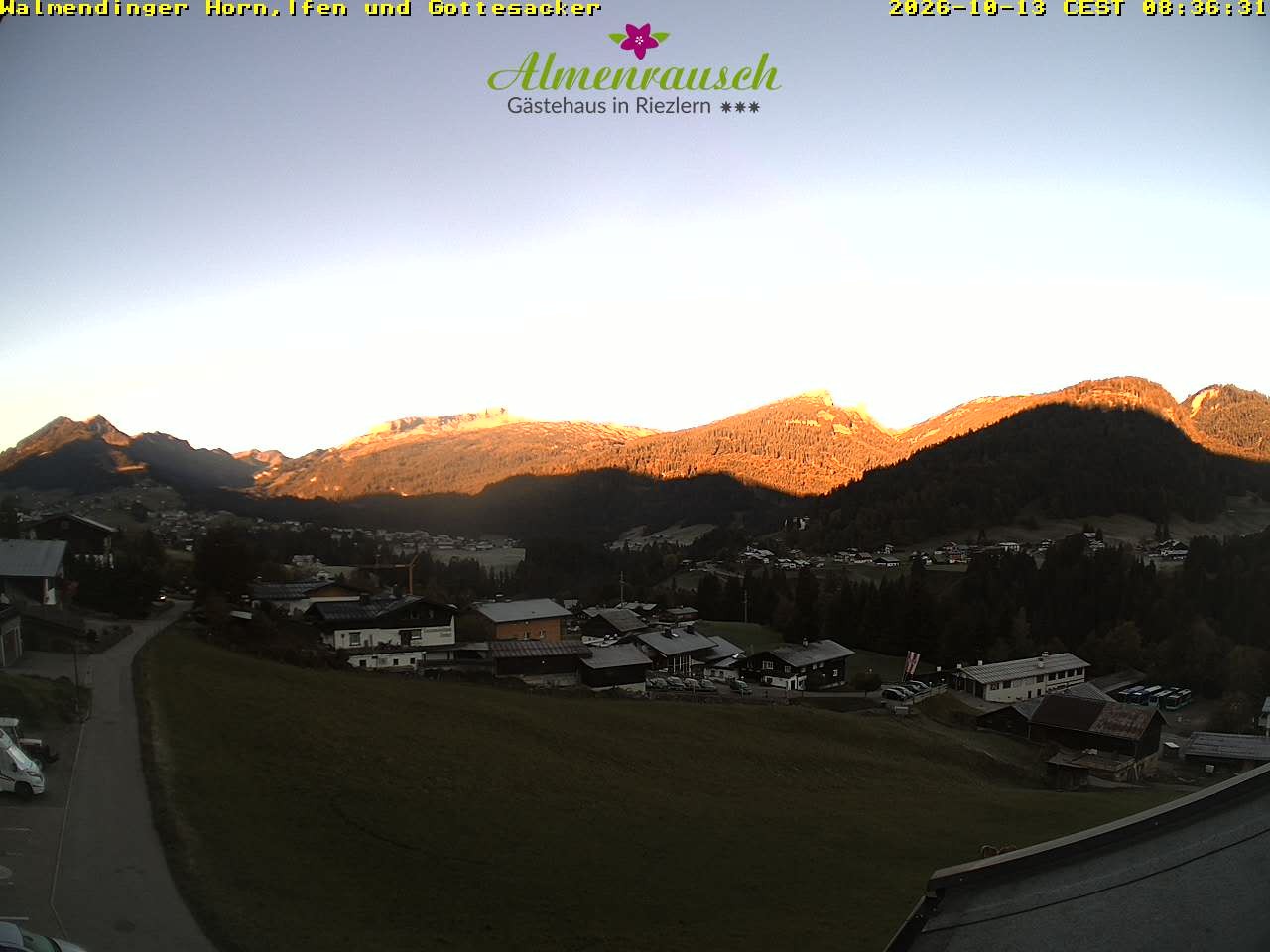 Archiv Foto Webcam Riezlern - Gästehaus Almenrausch