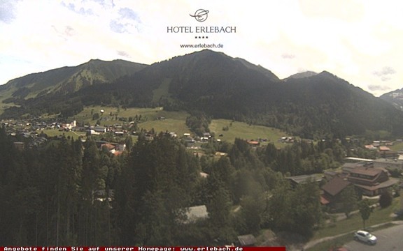 Archived image Webcam Erlebach Hotel