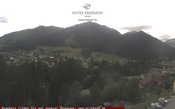 Archived image Webcam Erlebach Hotel