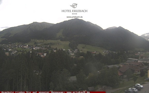 Archived image Webcam Erlebach Hotel