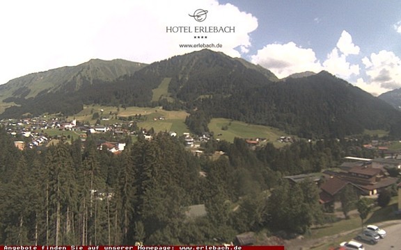 Archived image Webcam Erlebach Hotel