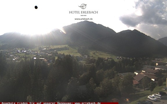 Archived image Webcam Erlebach Hotel