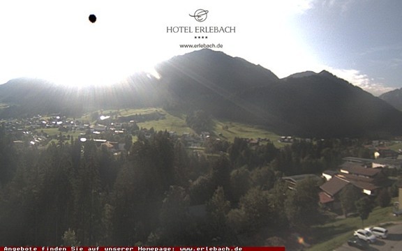 Archived image Webcam Erlebach Hotel