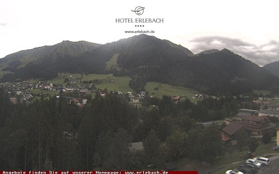 Archived image Webcam Erlebach Hotel