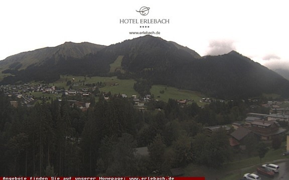Archived image Webcam Erlebach Hotel