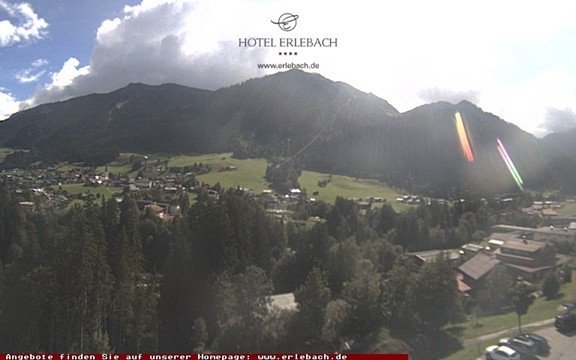 Archived image Webcam Erlebach Hotel