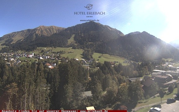 Archived image Webcam Erlebach Hotel
