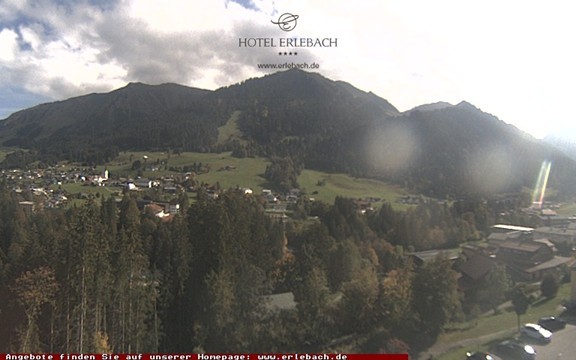 Archiv Foto Webcam Blick vom Hotel Erlebach