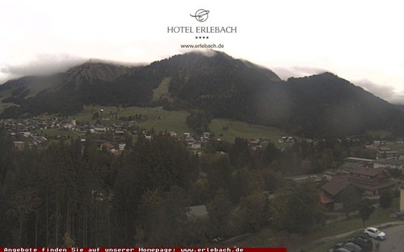 Archived image Webcam Erlebach Hotel