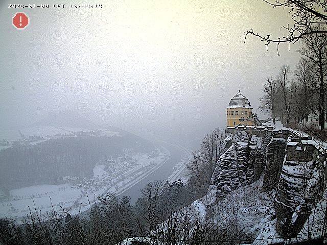 Archiv Foto Webcam Festung Königstein - Friedrichsburg