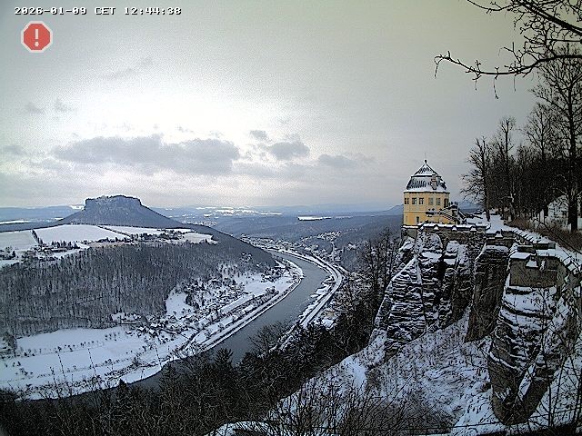 Archiv Foto Webcam Festung Königstein - Friedrichsburg