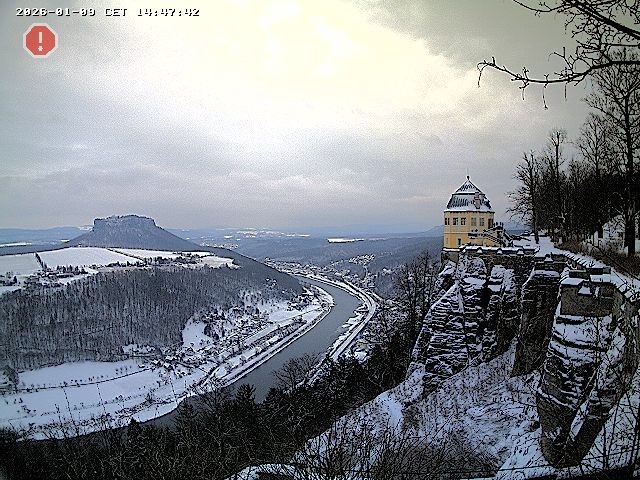 Archiv Foto Webcam Festung Königstein - Friedrichsburg