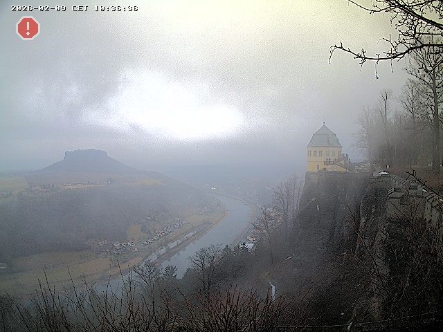 Archiv Foto Webcam Festung Königstein - Friedrichsburg