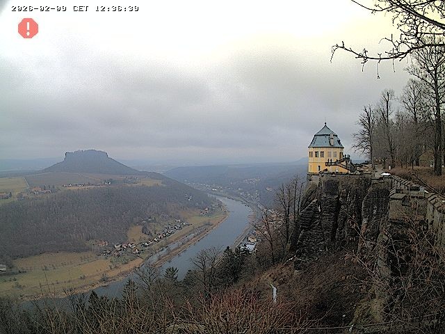 Archiv Foto Webcam Festung Königstein - Friedrichsburg