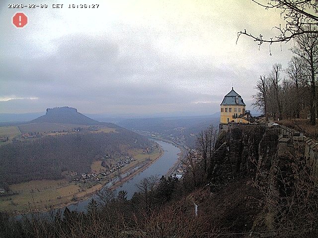Archiv Foto Webcam Festung Königstein - Friedrichsburg