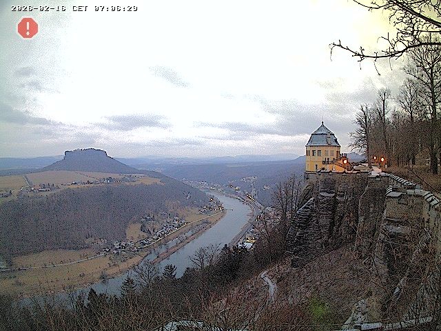 Archiv Foto Webcam Festung Königstein - Friedrichsburg