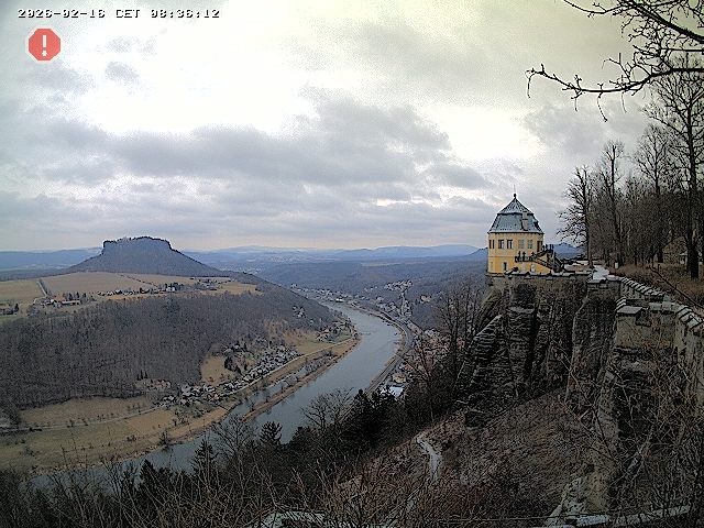Archiv Foto Webcam Festung Königstein - Friedrichsburg