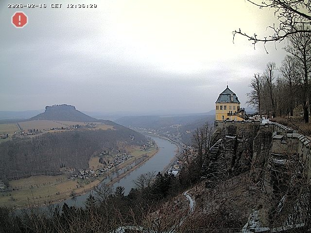 Archiv Foto Webcam Festung Königstein - Friedrichsburg