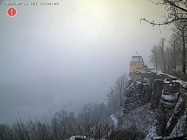 Archiv Foto Webcam Festung Königstein - Friedrichsburg