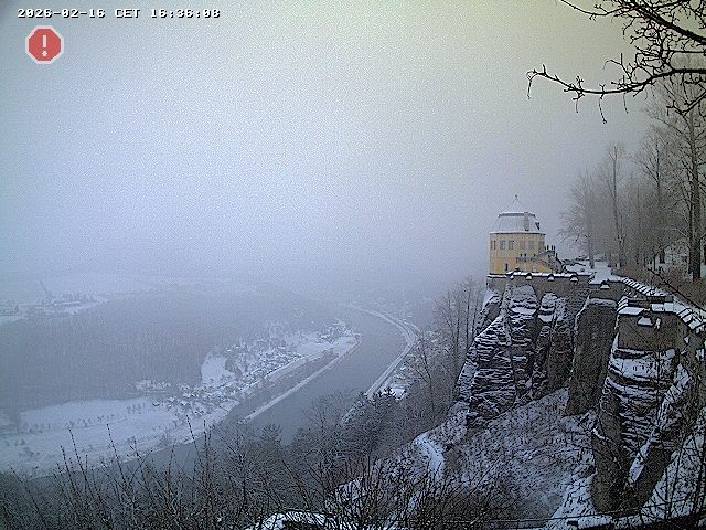 Archiv Foto Webcam Festung Königstein - Friedrichsburg