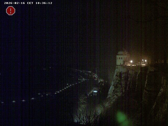 Archiv Foto Webcam Festung Königstein - Friedrichsburg