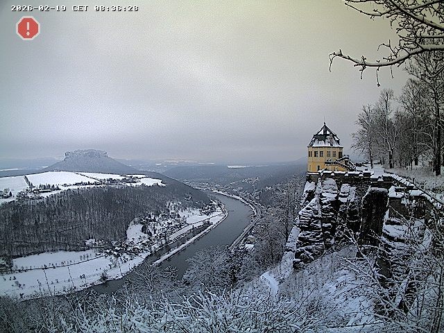 Archiv Foto Webcam Festung Königstein - Friedrichsburg