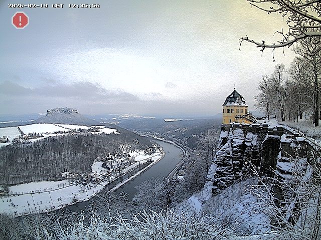 Archiv Foto Webcam Festung Königstein - Friedrichsburg
