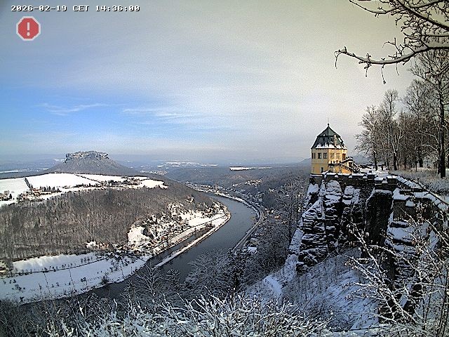 Archiv Foto Webcam Festung Königstein - Friedrichsburg