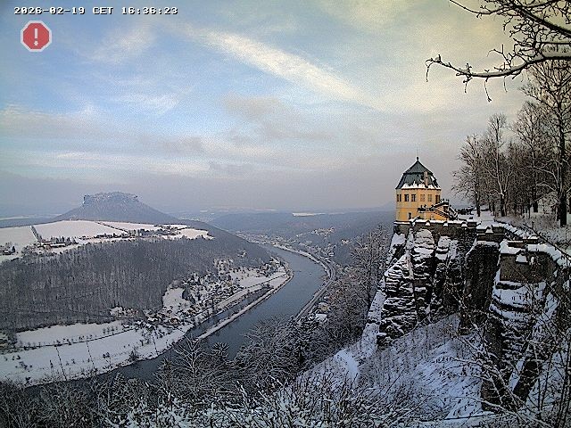 Archiv Foto Webcam Festung Königstein - Friedrichsburg