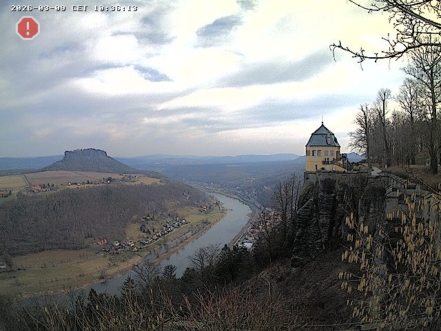 Archiv Foto Webcam Festung Königstein - Friedrichsburg