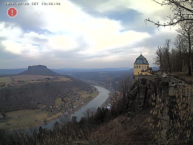 Archiv Foto Webcam Festung Königstein - Friedrichsburg