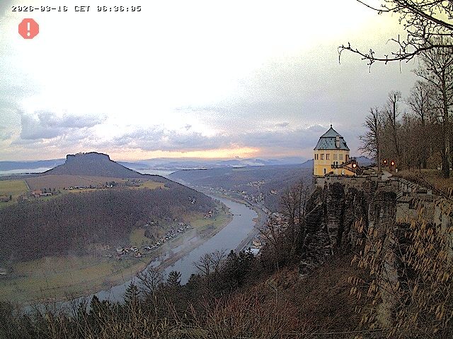 Archiv Foto Webcam Festung Königstein - Friedrichsburg