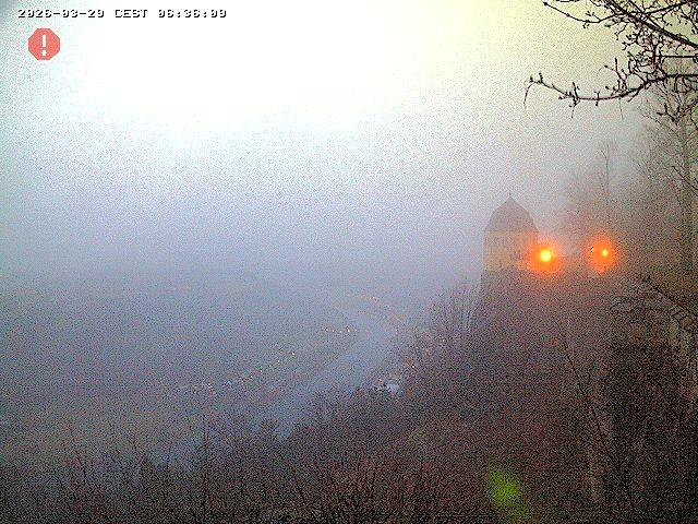 Archiv Foto Webcam Festung Königstein - Friedrichsburg