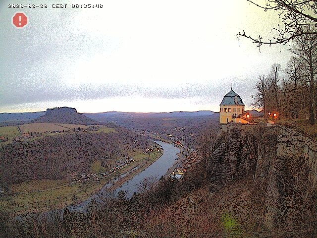 Archiv Foto Webcam Festung Königstein - Friedrichsburg
