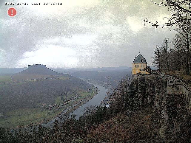 Archiv Foto Webcam Festung Königstein - Friedrichsburg