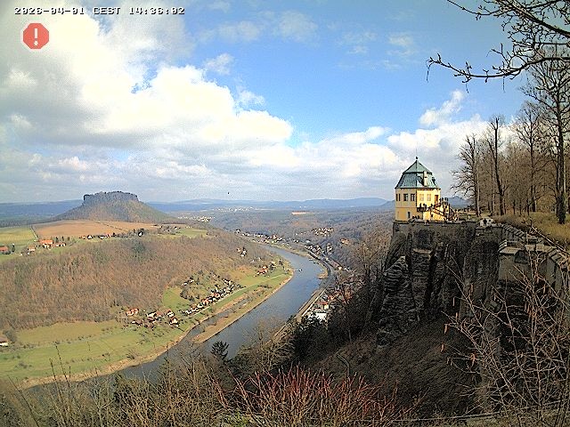 Archiv Foto Webcam Festung Königstein - Friedrichsburg
