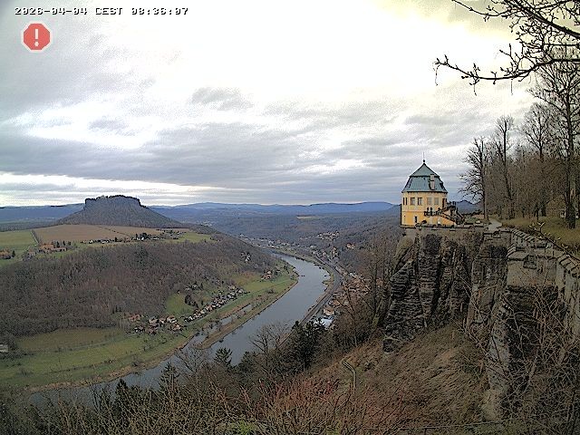 Archiv Foto Webcam Festung Königstein - Friedrichsburg