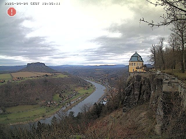 Archiv Foto Webcam Festung Königstein - Friedrichsburg