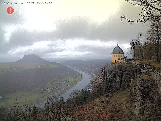 Archiv Foto Webcam Festung Königstein - Friedrichsburg