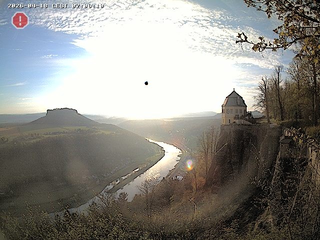 Archiv Foto Webcam Festung Königstein - Friedrichsburg