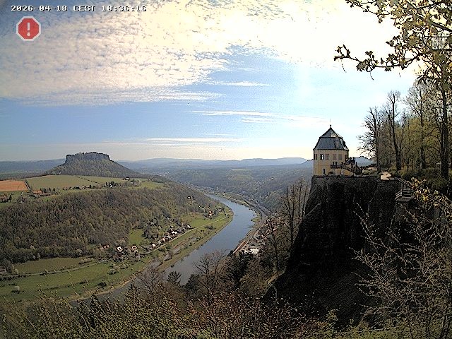 Archiv Foto Webcam Festung Königstein - Friedrichsburg