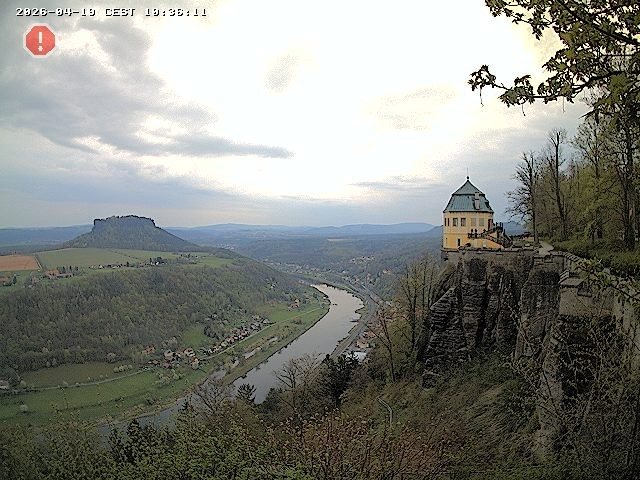 Archiv Foto Webcam Festung Königstein - Friedrichsburg