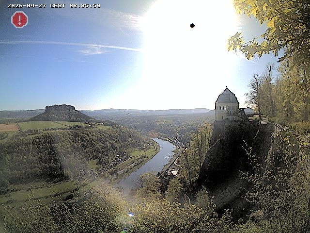 Archiv Foto Webcam Festung Königstein - Friedrichsburg