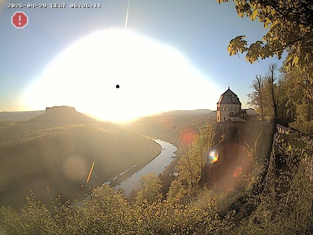 Archiv Foto Webcam Festung Königstein - Friedrichsburg