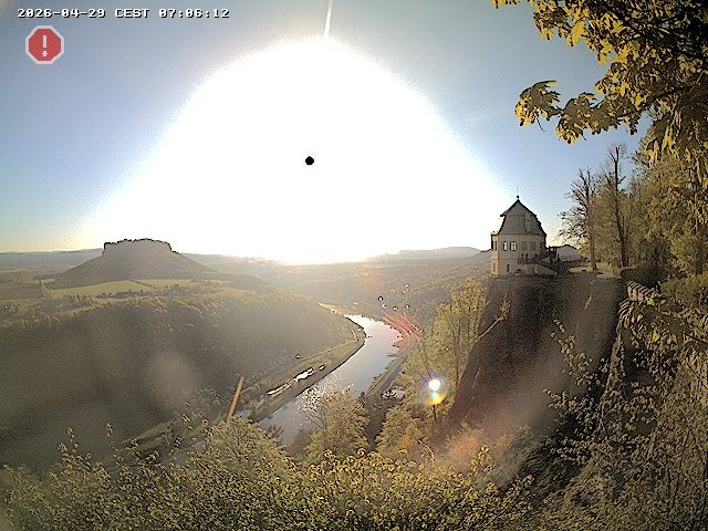 Archiv Foto Webcam Festung Königstein - Friedrichsburg