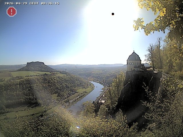 Archiv Foto Webcam Festung Königstein - Friedrichsburg