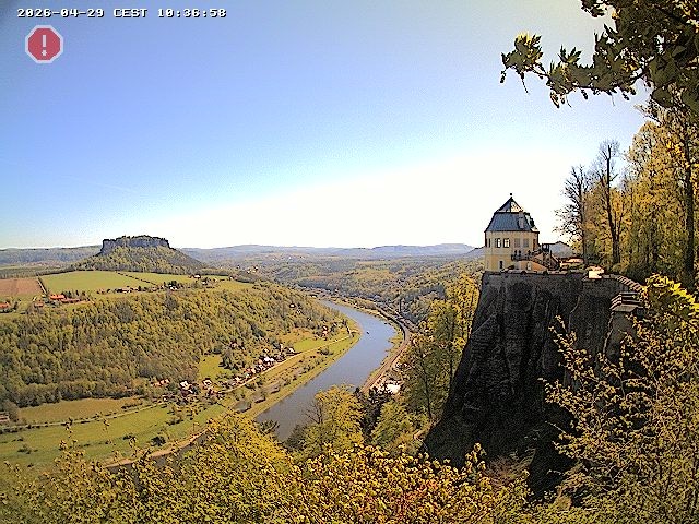 Archiv Foto Webcam Festung Königstein - Friedrichsburg