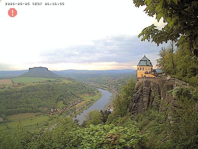 Archiv Foto Webcam Festung Königstein - Friedrichsburg