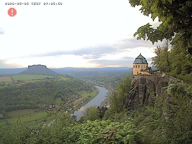 Archiv Foto Webcam Festung Königstein - Friedrichsburg