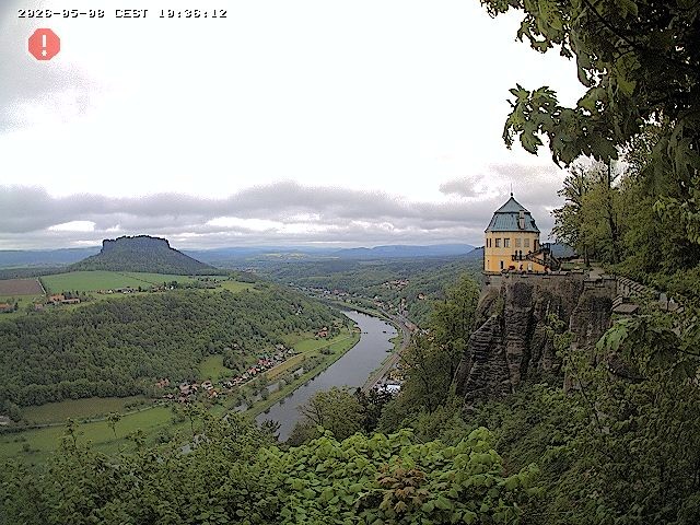 Archiv Foto Webcam Festung Königstein - Friedrichsburg